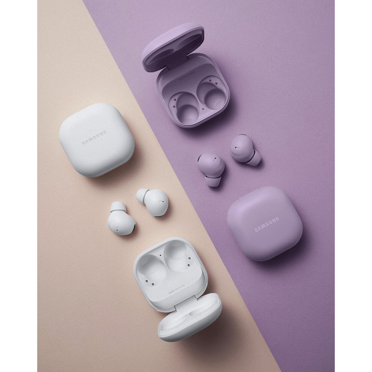 هدفون بلوتوثی سامسونگ مدل Galaxy Buds2 Pro با نویز کنسلینگ فعال (ANC)، درگاه شارژ USB Type-C، دارای میکروفون سهگانه، مقاوم در برابر رطوبت و عرق، مجهز به سنسور شتابسنج و مقاومت در برابر آب IPX7