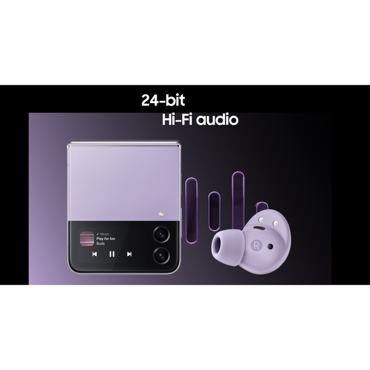 هدفون بلوتوثی سامسونگ مدل Galaxy Buds2 Pro با نویز کنسلینگ فعال (ANC)، درگاه شارژ USB Type-C، دارای میکروفون سهگانه، مقاوم در برابر رطوبت و عرق، مجهز به سنسور شتابسنج و مقاومت در برابر آب IPX7