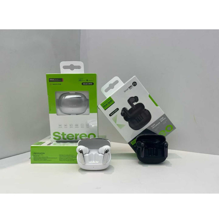 هدفون بلوتوثی موزیک آپولو مدل TWS-EARBUDS AP04