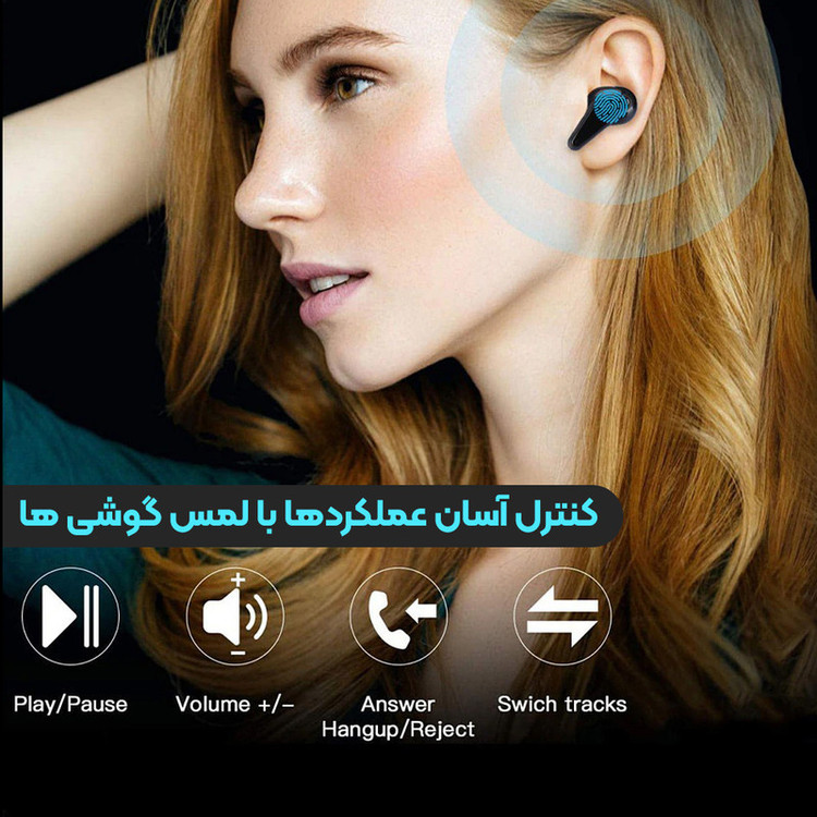 هندزفری بلوتوثی مدل K77SURROUND SOUND
