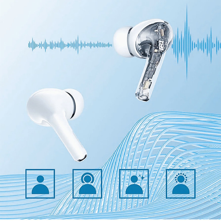 هدفون بلوتوثی مدل Airpods Pro 2 Touch Screen ANC/ENC