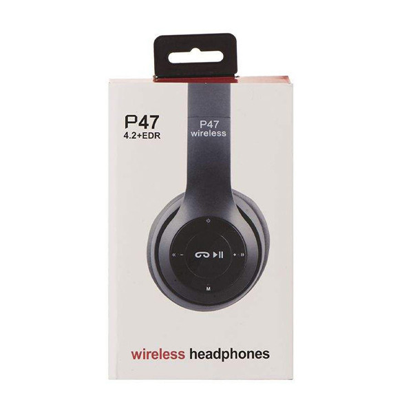 هدفون بی سیم مدل P47 5.0+EDR کد 123