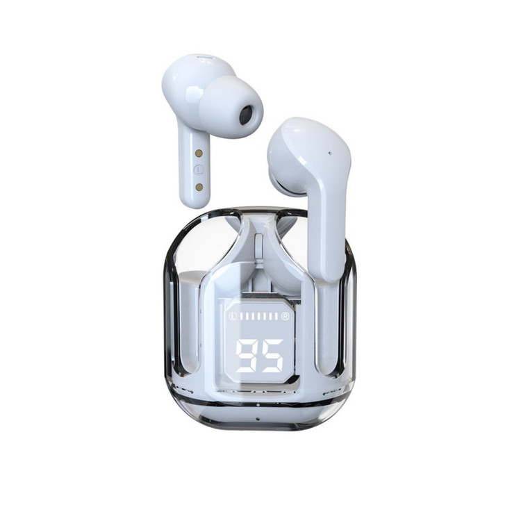 هدفون بلوتوثی Ultrapods Max بدون قابلیت نویز کنسلینگ، درگاه شارژ USB Type-C، دارای صفحه نمایش روی محفظه شارژ، مقاوم در برابر آب و رطوبت با استاندارد IPX4
