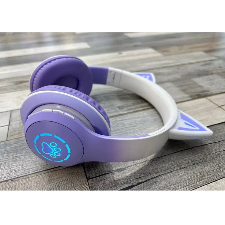 هدفون بی سیم طرح گربه ای مدل PM-12