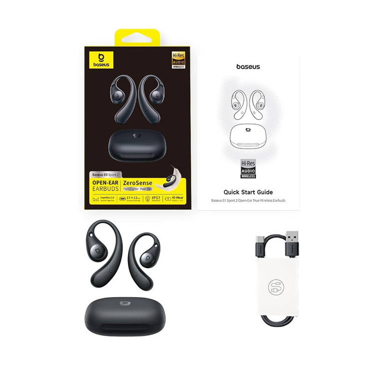 هدفون بلوتوثی بیسوس مدل Eli Sport 2 Open-Ear