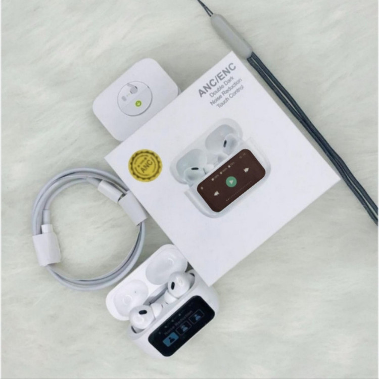 هدفون بلوتوثی مدل 8455ا airpods pro screen 2024