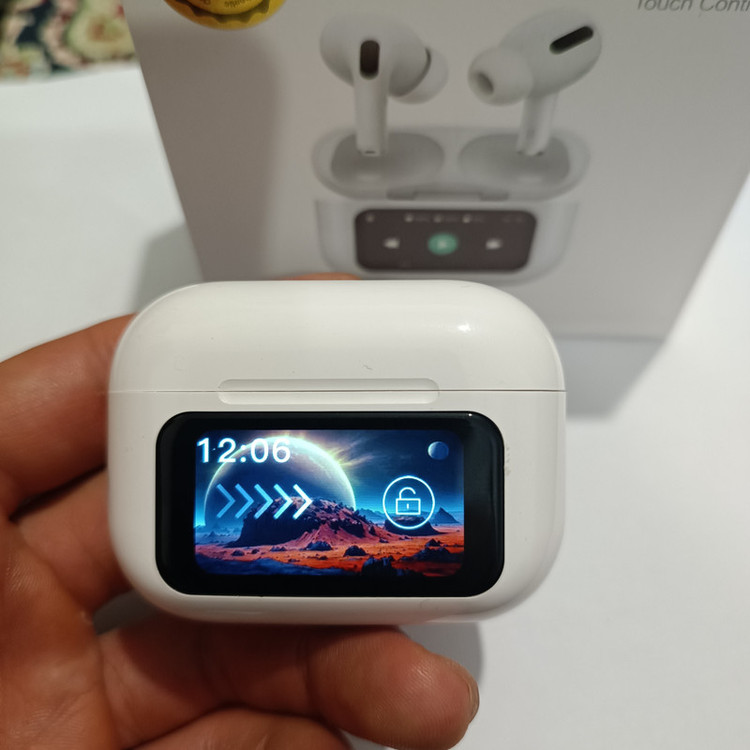 هدفون بلوتوثی مدل 8455ا airpods pro screen 2024