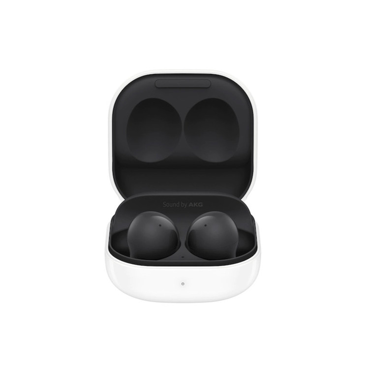 هدفون بلوتوثی سامسونگ مدل Galaxy Buds 2 با نویز کنسلینگ فعال (ANC)، درگاه شارژ USB Type-C، دارای میکروفون داخلی و دو میکروفون خارجی، مقاوم در برابر رطوبت و عرق