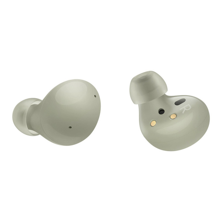 هدفون بلوتوثی سامسونگ مدل Galaxy Buds 2 با نویز کنسلینگ فعال (ANC)، درگاه شارژ USB Type-C، دارای میکروفون داخلی و دو میکروفون خارجی، مقاوم در برابر رطوبت و عرق