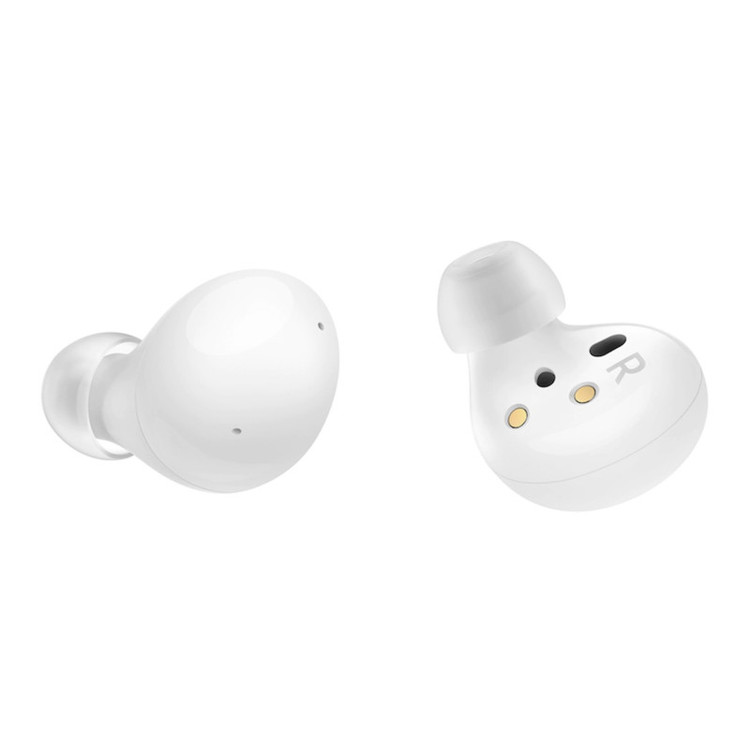 هدفون بلوتوثی سامسونگ مدل Galaxy Buds 2 با نویز کنسلینگ فعال (ANC)، درگاه شارژ USB Type-C، دارای میکروفون داخلی و دو میکروفون خارجی، مقاوم در برابر رطوبت و عرق