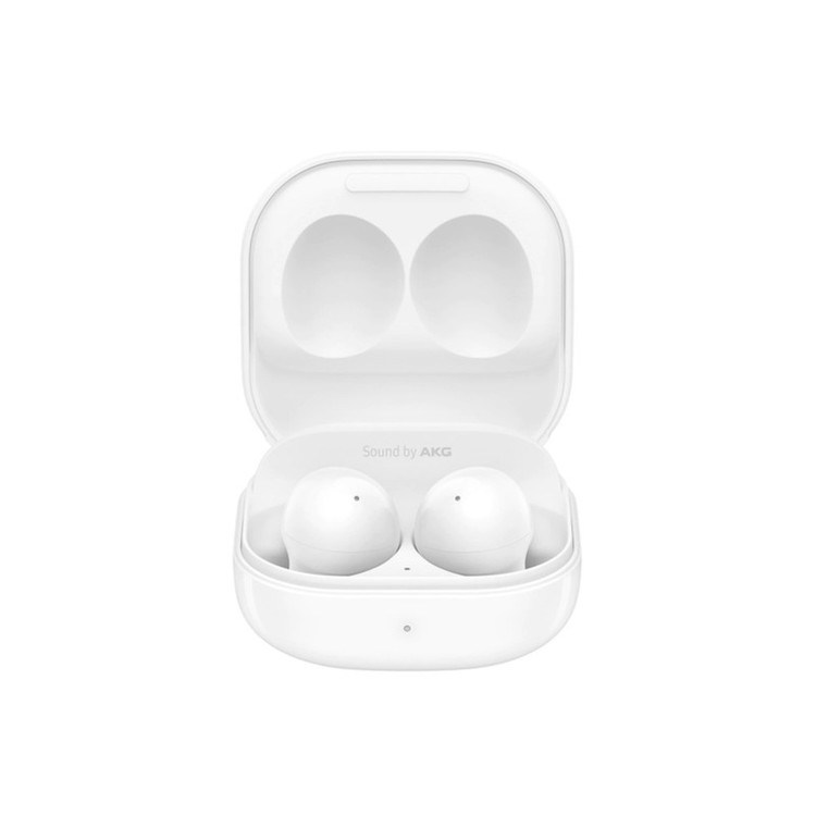 هدفون بلوتوثی سامسونگ مدل Galaxy Buds 2 با نویز کنسلینگ فعال (ANC)، درگاه شارژ USB Type-C، دارای میکروفون داخلی و دو میکروفون خارجی، مقاوم در برابر رطوبت و عرق