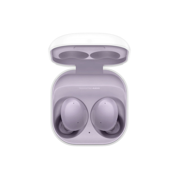 هدفون بلوتوثی سامسونگ مدل Galaxy Buds 2 با نویز کنسلینگ فعال (ANC)، درگاه شارژ USB Type-C، دارای میکروفون داخلی و دو میکروفون خارجی، مقاوم در برابر رطوبت و عرق
