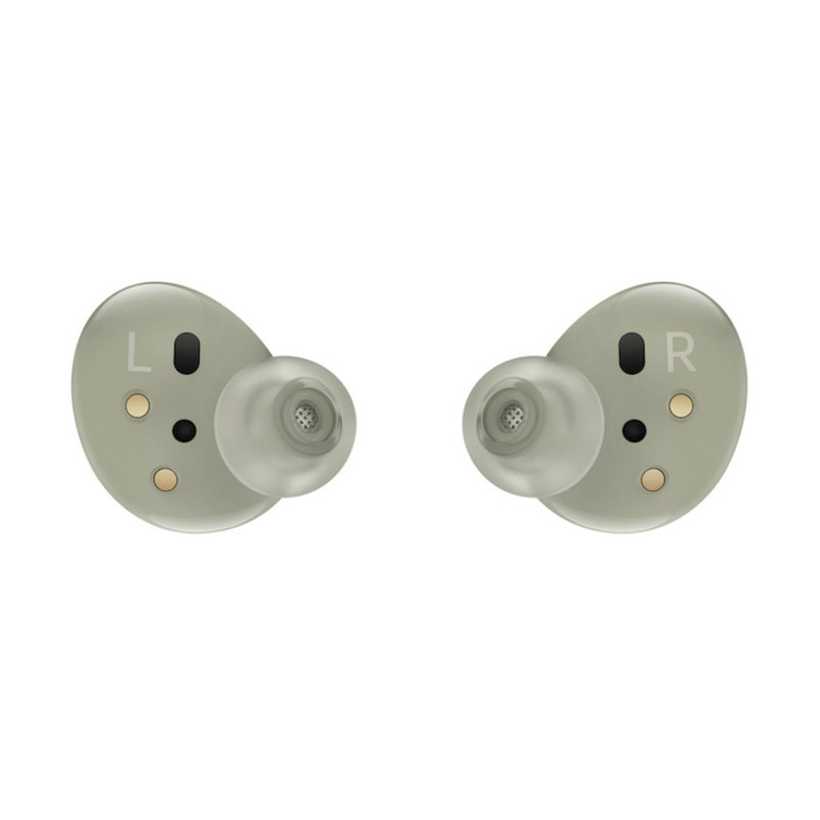 هدفون بلوتوثی سامسونگ مدل Galaxy Buds 2 با نویز کنسلینگ فعال (ANC)، درگاه شارژ USB Type-C، دارای میکروفون داخلی و دو میکروفون خارجی، مقاوم در برابر رطوبت و عرق