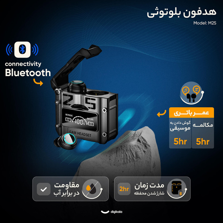هدفون بلوتوثی دامیکس مدل M25
