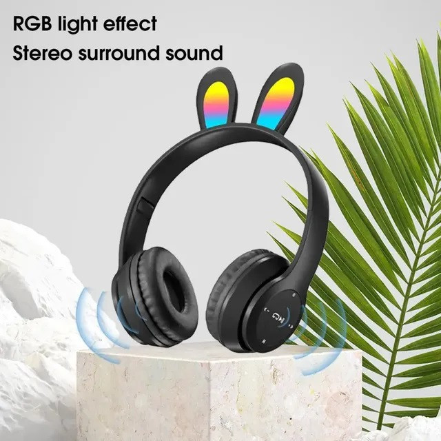 هدفون بلوتوثی طرح خرگوش مدل P47R