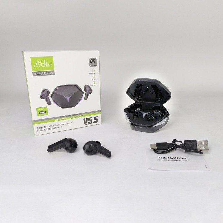 هدفون بلوتوثی موزیک آپولو مدل DX-EARBUDS C22