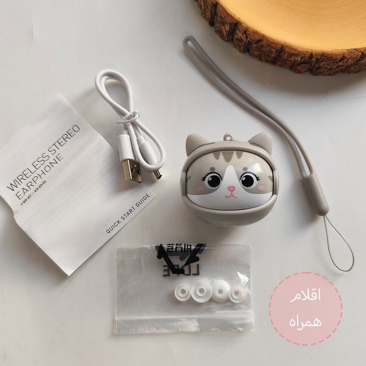 هدفون بلوتوثی طرح فاتزی گربه مدل IBE-G05-change face