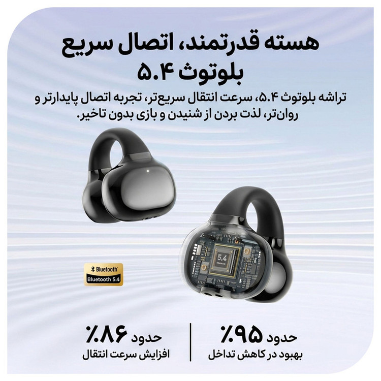 هدفون بلوتوثی القایی نوکسو مدل TN‑10 OWS