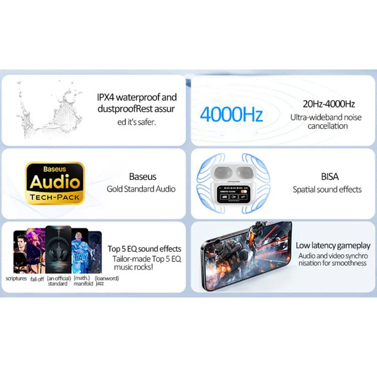 هدفون بلوتوثی هوشمند دیبت ویر مدل A9Plus- AI Translator
