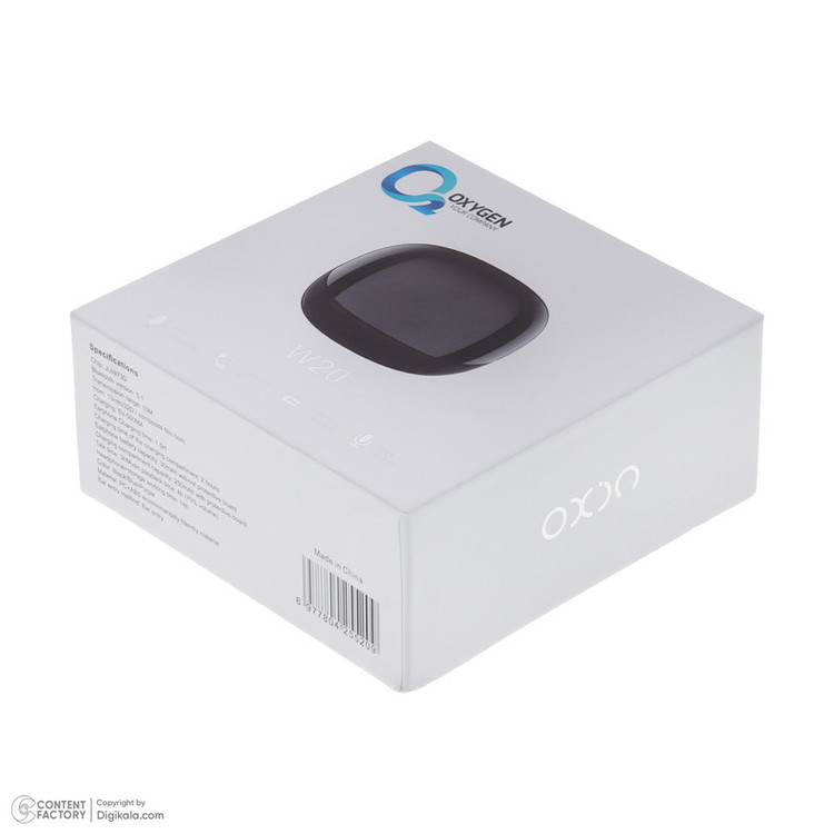 هدفون بلوتوثی اکسیژن مدل W20 دارای نویز کنسلینگ فعال (ANC)، درگاه شارژ USB Type-C، پشتیبانی از فرمان لمسی، نشانگر LED