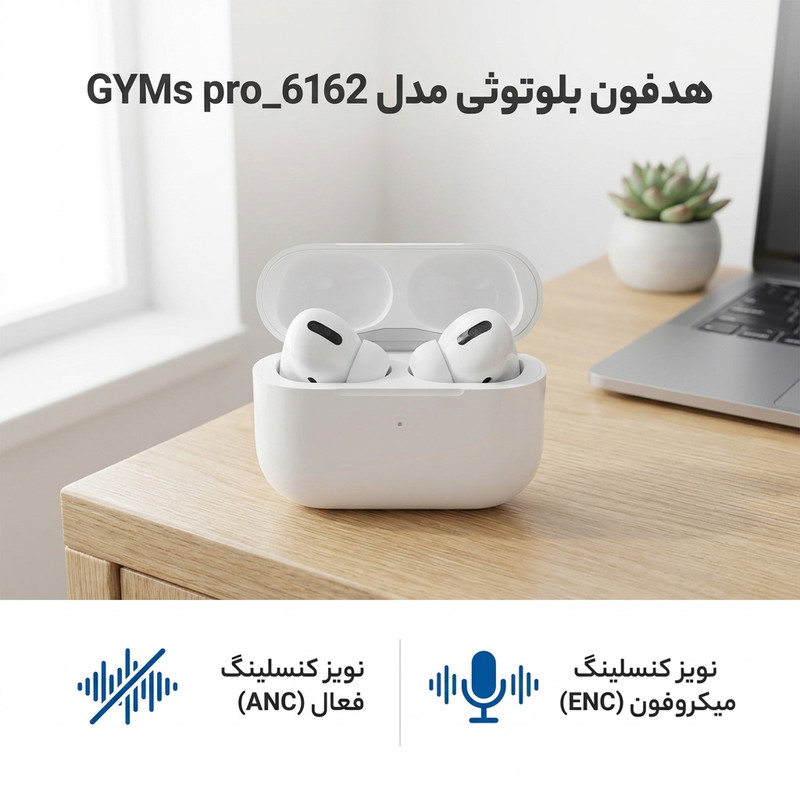هدفون بلوتوثی مدل GYMs pro_6162
