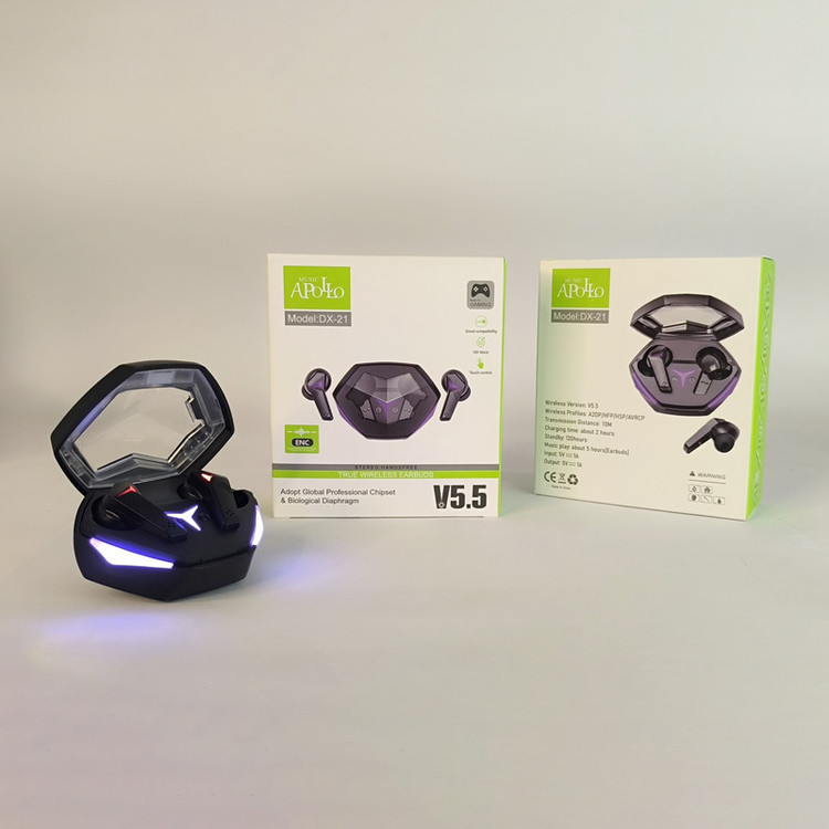 هدفون بلوتوثی موزیک آپولو مدل DX-EARBUDS C21