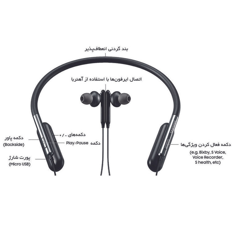 هدفون بلوتوثی سامسونگ مدل یوفلکس کد BG950