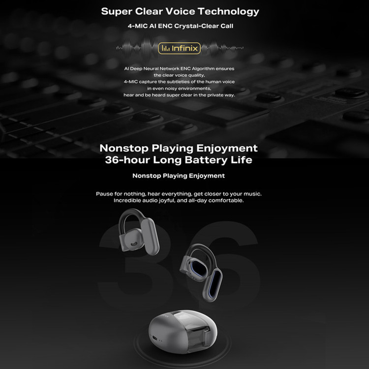 هدفون بلوتوثی اینفینیکس مدل XBuds 3 Loop