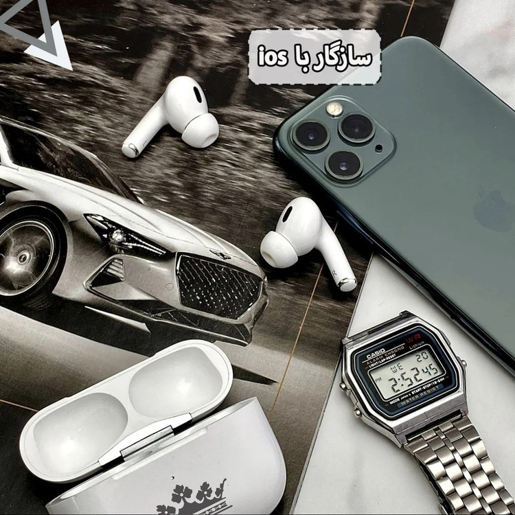 هدفون بلوتوثی مدل KM-300 airpods pro2
