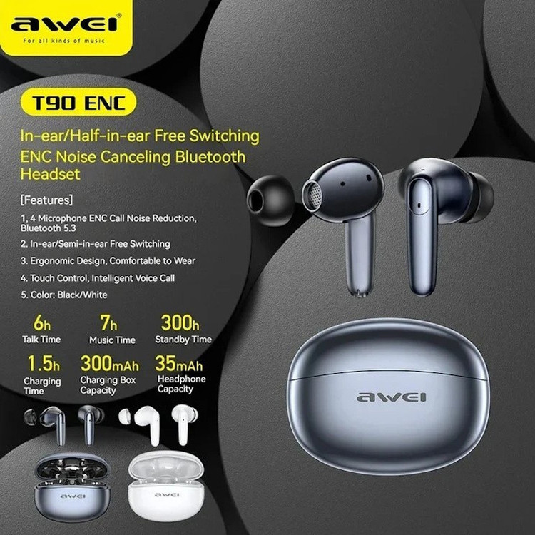 هدفون بلوتوثی اوی مدل REH VERSATILE T90 ENC SLEEK
