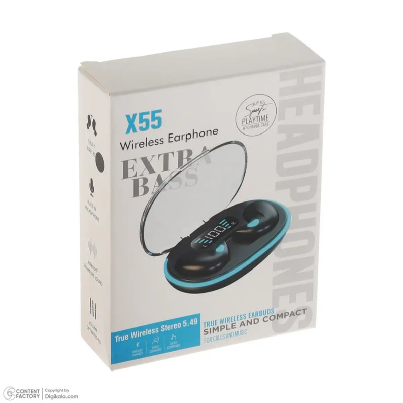 هدفون بلوتوثی مدل x55