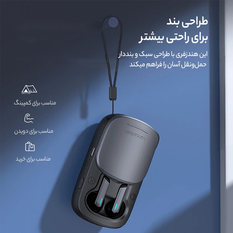 هدفون بی سیم لانگسدوم مدل Cube X/TE06