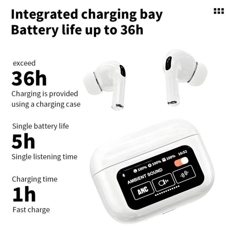 هدفون بلوتوثی مدل Airpods A9 PRO ANC ENC