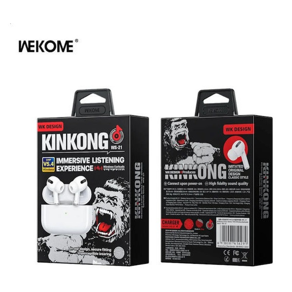 هدفون بلوتوثی دبلیو کی دیزاین مدل KINKONG21