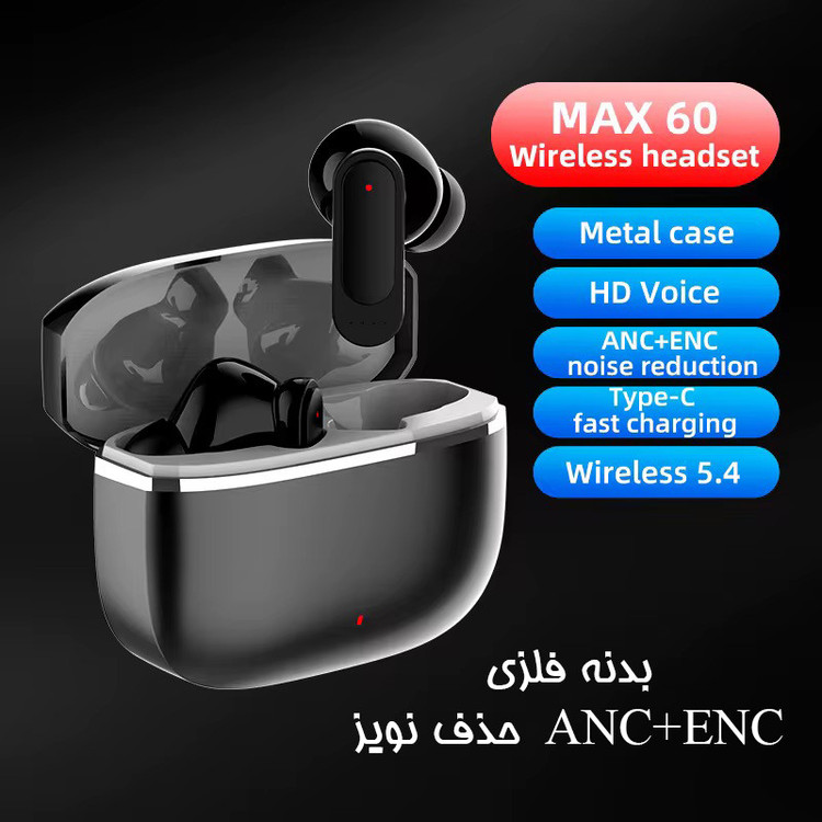 هدفون بلوتوثی دیبت ویر مدل Max60-AI Translator