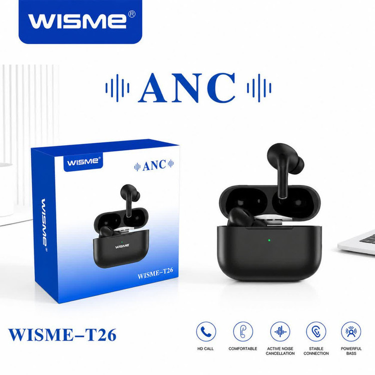 هدفون بلوتوثی ویسمی مدل T26 ANC