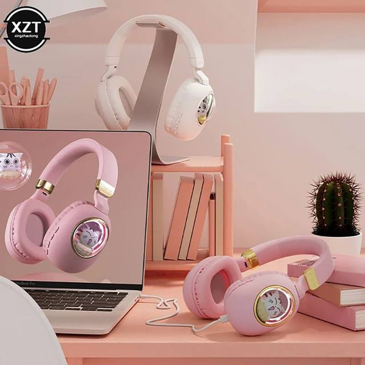 هدفون بی سیم طرح گربه ای مدل CA-037