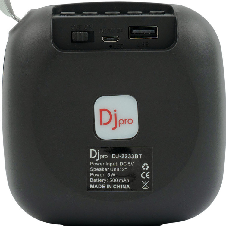 اسپیکر بلوتوثی قابل حمل دی جی پرو مدل dj-2233