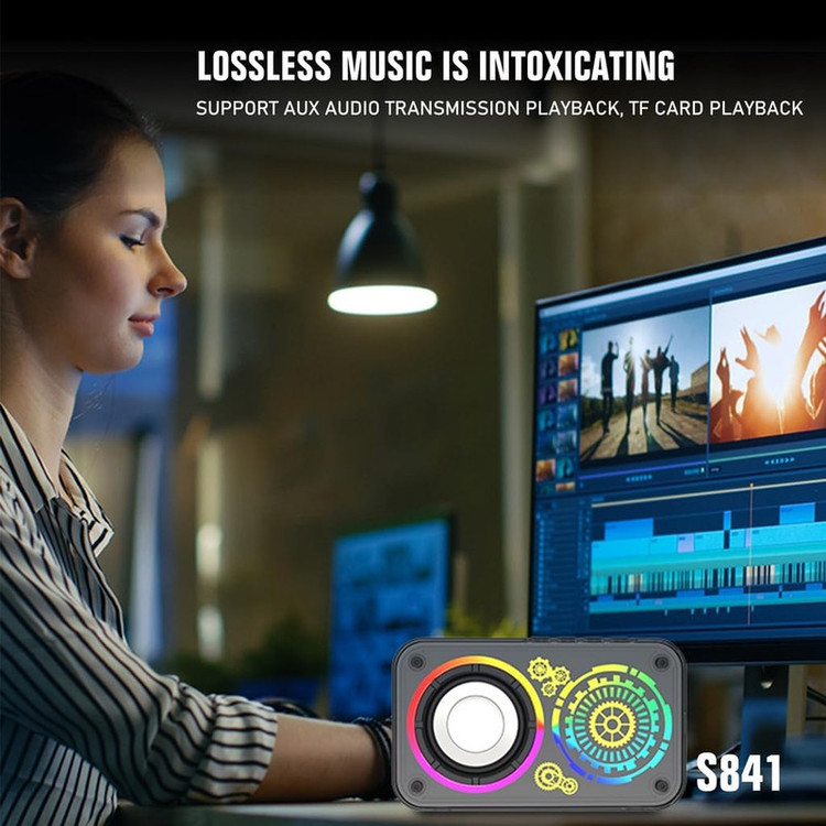 اسپیکر بلوتوثی قابل حمل لنیز مدل S841