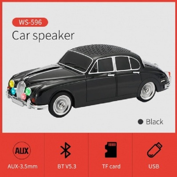 اسپیکر بلوتوثی قابل حمل وستر مدل WS-596 طرح ماشین کلاسیک