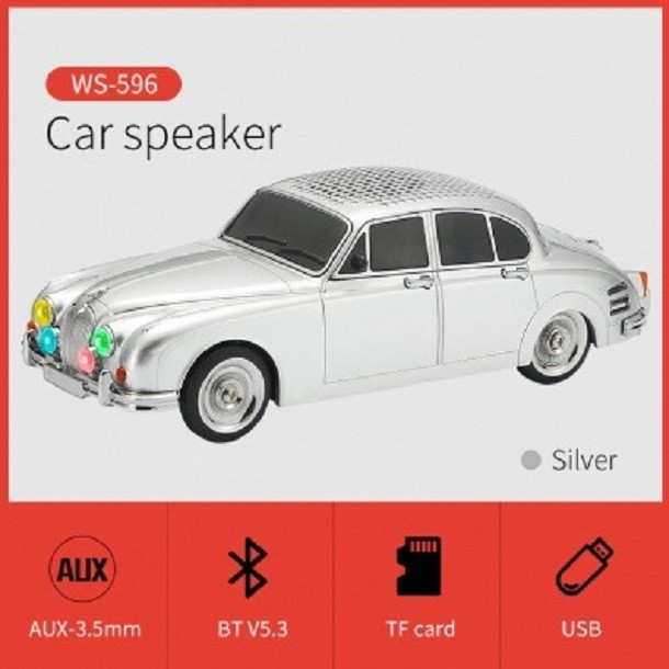 اسپیکر بلوتوثی قابل حمل وستر مدل WS-596 طرح ماشین کلاسیک