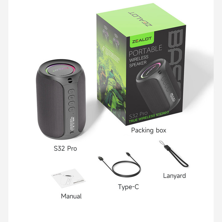 اسپیکر بلوتوثی قابل حمل زیلوت مدل S32 Pro