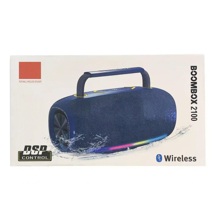 اسپیکر بلوتوثی قابل حمل مدل BOOMBOX 2100