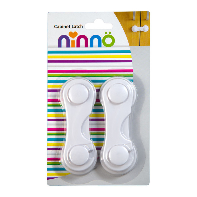 قفل کابینت نینو مدل latch بسته 2 عددی