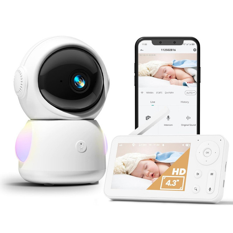 مانیتور و دوربین اتاق کودک مدل MY07 مجموعه دو عددی