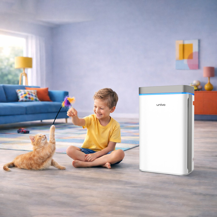 دستگاه تصفیهکننده هوا خانگی پنج مرحلهای یونیوو مدل UAir Cloud 480 Hydra