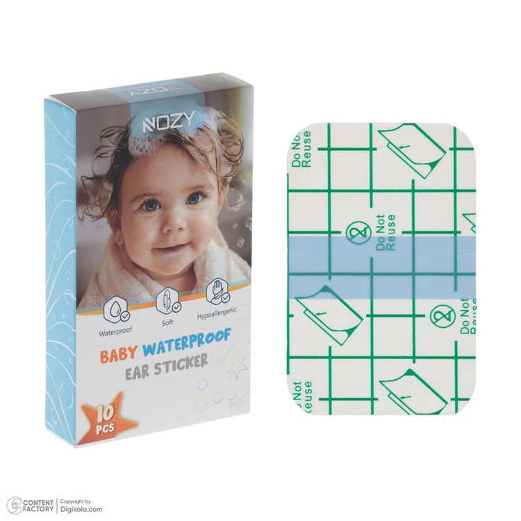 محافظ گوش حمام کودک نوزی مدل Tiny Sheild بسته 10 عددی