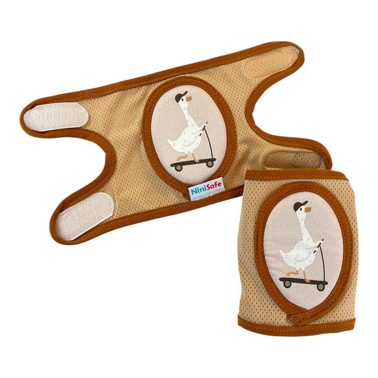 زانوبند کودک نی نی سیف مدل غاز مجموعه 2 عددی