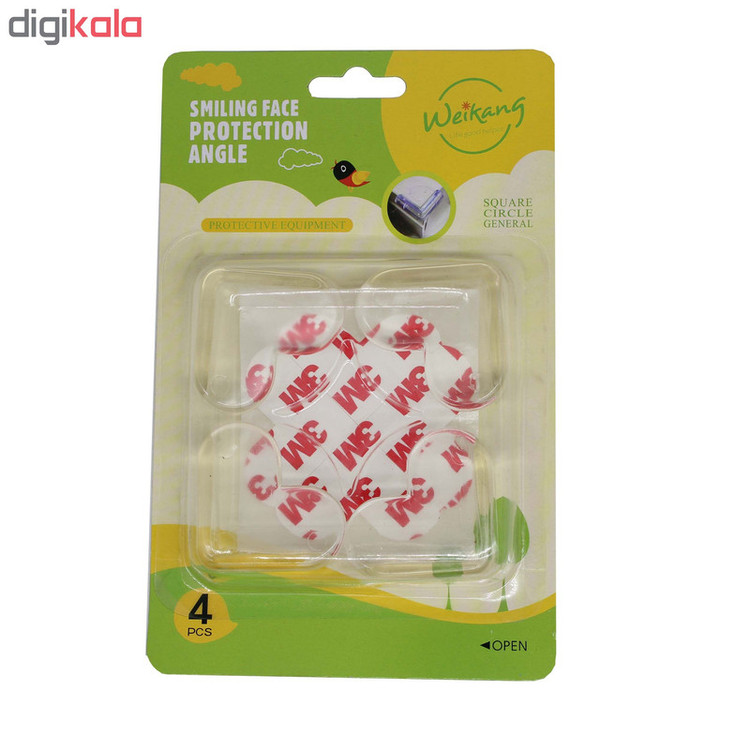 محافظ لبه ویکنگ طرح قلب کد k1-1231 بسته 4 عددی