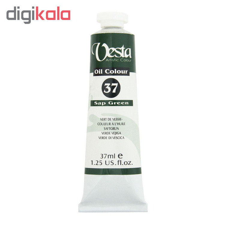 رنگ روغن وستا مدل Sap Green 37 حجم 37 میلی لیتر